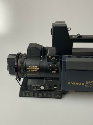 Vintage Canon Vc - 40a 6mhz Hi - Band Saticon Color Video Camera - Euc Rare