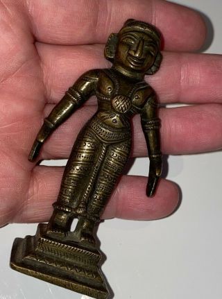 Good Quality Antique Bronze God Figure Indian Statue