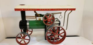Vintage Mamod Metal Traction Engine Steam Engine Tractor Te1a &
