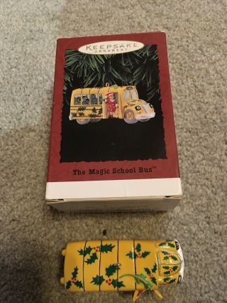 Vintage 1995 Hallmark Keepsake The Magic School Bus Ornament