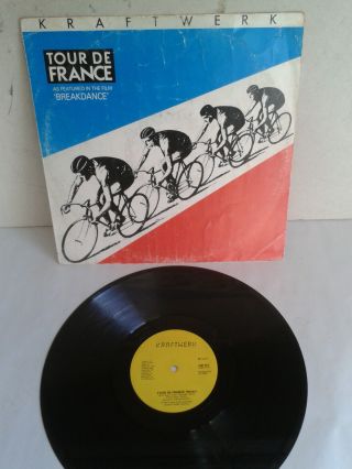 Kraftwerk,  Tour De France.  12 " Vinyl Single 1984 Issue (breakdance Ed)