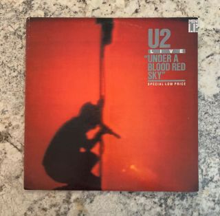 U2 Live Under A Blood Red Sky Mini Vinyl Lp Island Records 7 - 90127 - 1 - B 1983 Vg