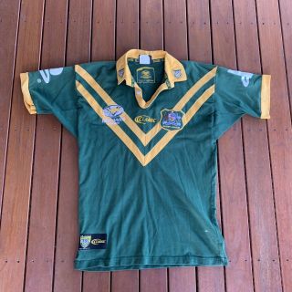 Vintage Australian Rugby League Kangaroos Jersey Size M Playstation