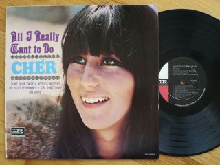 Rare Vintage Vinyl - Cher - All I Really Want To Do - Imperial Records Mono Lp - 9292