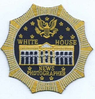 Commemorative Patch: White House News Photographer