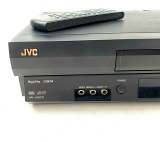 VTG JVC HR - J692U 4 Head Hi - Fi Stereo VCR Player Recorder - VCR w Remote 2