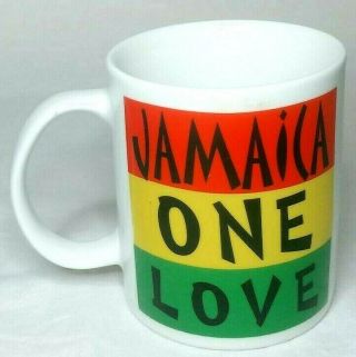 Bob Marley Jamaica One Love Bob Marley Coffee Mug.  One Love