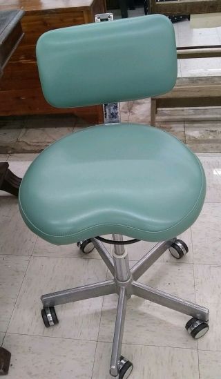Vintage Den - Tal - Ez Dental Rolling Comfort Adjustable Exam Chair Dusty Jade