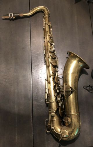 Vintage Conn Tenor Saxophone For Repair/parts 1119954 / P1905