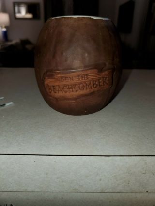 Very Rare Vintage Don The Beachcomber Coconut Tiki Mug