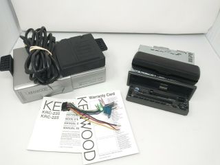 Vintage Kenwood Krc - 235 Car Cassette Tape Stereo With Kdc - C669 6 Disc Changer