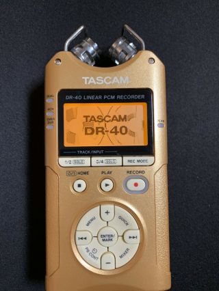 Tascam Dr - 40 Linear Pcm Recorder - Limited Rare Vintage Gold Edition