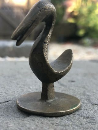 Antique Chinese Brass Duck Figurine