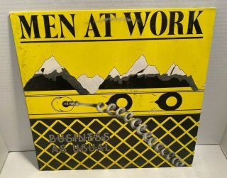 Men At Work Business As Usual Lp 1982 Columbia Fc - 37978