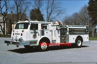 Fire Apparatus Slide,  Engine 28,  Portsmouth / Ri,  1983 Continental