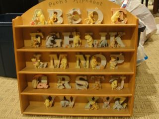 Walt Disney Michel Classic Winnie The Pooh Alphabet All 26 Letters With Case