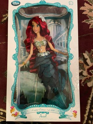 Disney Store The Little Mermaid Limited Edition Ariel 17” Doll