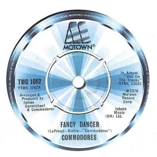 Commodores - Fancy Dancer - 7 " Vinyl Record
