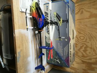 Vintage Eflite Blade 400 3d Rc Helicopter In Opened Box