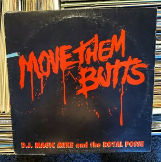 Dj Magic Mike - Move Them Butts - 12 " Promo Red Vinyl Record 1994 Miami Bass