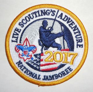 2017 National Boy Scout Jamboree Official Uniform Participant Patch