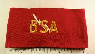 1940s Era Bsa Armband: Emergency Service Explorer In Training
