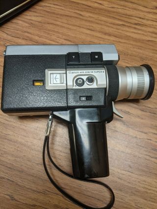 Vintage Canon Auto Zoom 518 8 Movie Camera Film Still Inside