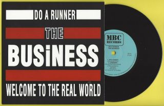 The Business - Welcome To The Real World (7 " E.  P.  Re - Issue Single) Mbc 038
