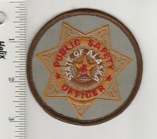 Us Police Fire Sar Patch State Of Alaska Public Safety Officer 4