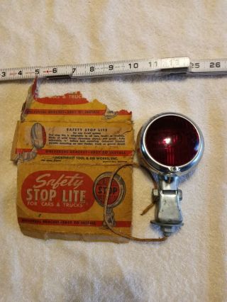 Vintage Ntd 402 Accessory Stop Light Lamp Car Truck Motorcycle Gm Ford Chevy