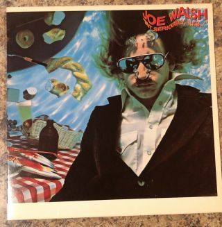 Joe Walsh But Seriously Folks Vg,  Play Vinyl Lp 1978 Press