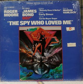 Vinyl Lp,  Movie Score,  James Bond " The Spy Who Loved Me 
