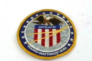 Vintage Apollo 16 Nasa Patch Young Mattingly Duke