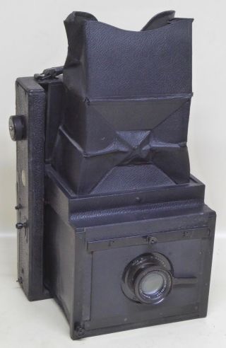 Early Model Folding Mentor Reflex Vintage Camera By Goltz & Breutmann Dresden