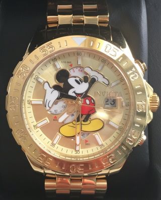 Invicta Limited Edition Disney Mickey Mouse Watch Disney World Disneyland 48mm