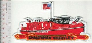 Fire Boat Illinois Chicago Fire Department Cfd Christopher Wheatley Fireboat 2 M