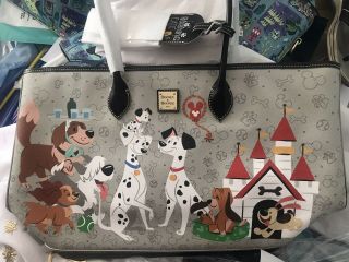 2020 Disney Parks Dooney & Bourke Disney Dogs Tote Bag.  In - Hand