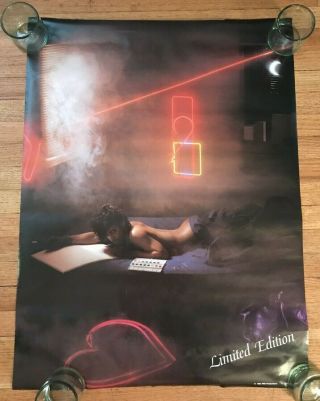 Prince Poster Rare " Limited Edition " 1984 Vintage 24 " X 32 "