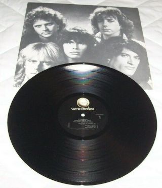 AEROSMITH Done With Mirrors 1985 PROMO Vinyl LP NM fan club insert 3