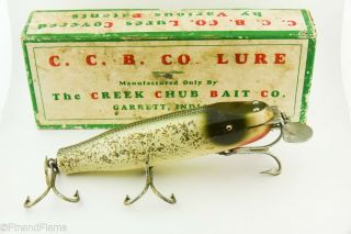 Vintage Creek Chub Striper Pikie Minnow Antique Fishing Lure Jj2