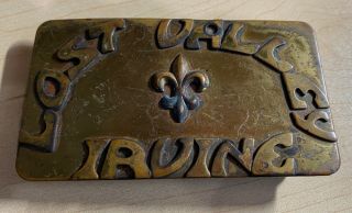 Orange County Council Lost Valley Scout Reservation Camp Irvine Belt Buckle