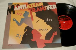 Manhattan Transfer Aussie Atlantic Lp - Bop Doo - Wopp 1980s Smooth Soul / Jazz