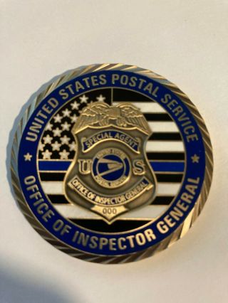 Usps Oig Postal Service Inspector General Challenge Coin Western Field Office