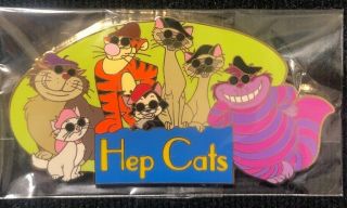 Disney Pin Hep Cats Le 100 Cheshire Marie Figaro Si Am Lucifer Tigger