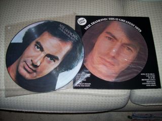 Neil Diamond - 12 Greatest Hits,  On The Way To The Sky.  Limited Pic Disc L.  Ps