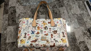 Dooney & Bourke Disney Dogs Sketch Tote With Cosmetic Case -