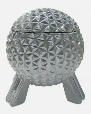 2020 Disney Parks Epcot Spaceship Earth Ceramic Cookie Jar Canister