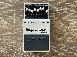 Boss Ge - 7,  Equalizer,  7 Band,  Made In Japan,  Mid 1980 