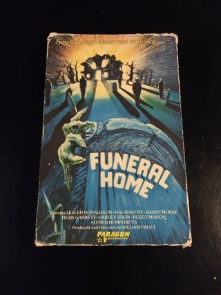 Funeral Home Rare Paragon Big Box Horror Vhs Vintage Cult Slasher Gore