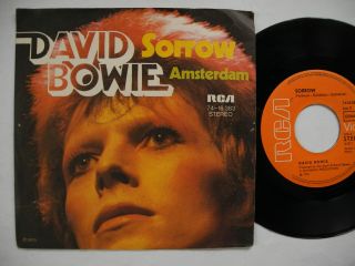 David Bowie Sorrow / Amsterdam 45 7 " Single 1973 Germany 74 - 16383 Ex